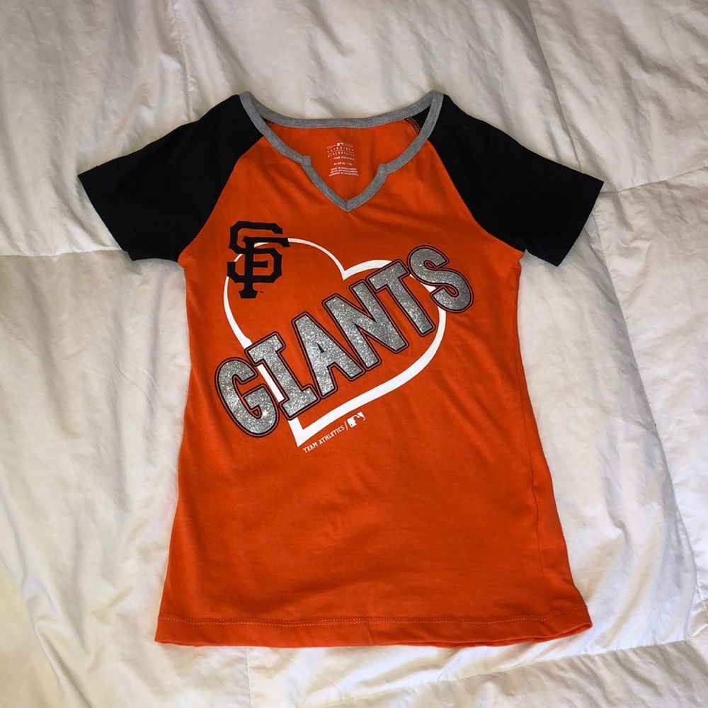 Girls giants shirt - like new